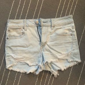 Ripped jean shorts from American Eagle